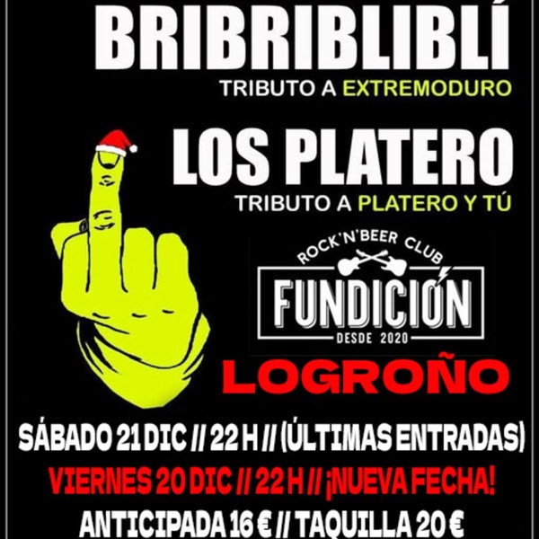 HAY POCO ROCK´N ROLL - TRIBUTOS EXTREMODURO + PLATERO Y TU - VIERNES